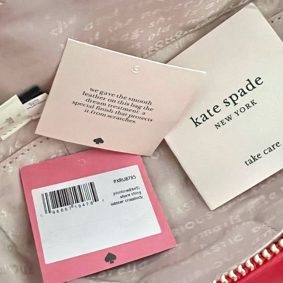 KATE SPADE • Shore Thing Lobster Crossbody Bag - Picture 12 of 14
